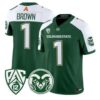 Mel Brown Jersey #1 Colorado State Rams 2026 Vapor Limited Stitched 8 Mel Brown Jersey #1 Colorado State Rams 2026 Vapor Limited Stitched by My Store NCAA Football Jerseys