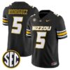 Nicholas Rodriguez #5 Missouri Tigers Jersey 2026 Limited Stitched by My Store NCAA Football Jerseys
