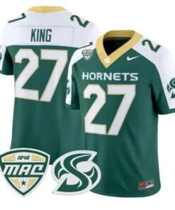 Noah King Jersey #27 Sacramento State Hornets 2026 Limited Stitched by My Store NCAA Football Jerseys