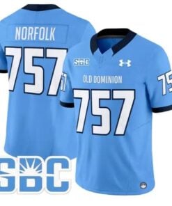Norfolk Jersey #757 Old Dominion Monarchs 2026 Limited All Stitched by My Store NCAA Football Jerseys