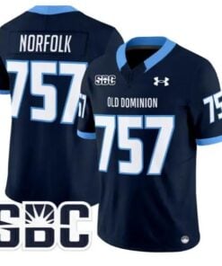 Norfolk Jersey #757 Old Dominion Monarchs 2026 Limited All Stitched by My Store NCAA Football Jerseys