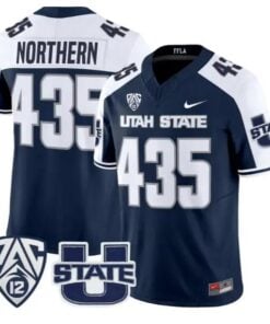Northern Jersey #435 Utah State Aggies 2026 Vapor Limited Stitched by My Store NCAA Football Jerseys