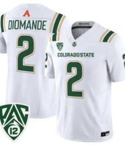 Oumar Diomande Jersey #2 Colorado State Rams 2026 Vapor All Stitched 6 Oumar Diomande Jersey #2 Colorado State Rams 2026 Vapor All Stitched by My Store NCAA Football Jerseys