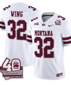 Peyton Wing Jersey #32 Montana Grizzlies 2026 Limited All Stitched by My Store NCAA Football Jerseys