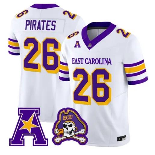 Pirates Jersey #26 East Carolina Pirates 2026 Vapor Limited All Stitched 1 Pirates Jersey #26 East Carolina Pirates 2026 Vapor Limited All Stitched by My Store NCAA Football Jerseys
