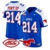 Pony Up Jersey #214 SMU Mustangs 2026 Vapor Limited All Stitched by My Store NCAA Football Jerseys