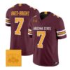 Raiden Vines-Bright #7 Arizona State Sun Devils Jersey Roses & Devils Stitched by My Store NCAA Football Jerseys
