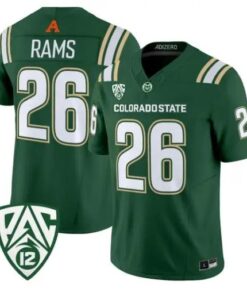 Rams Jersey #26 Colorado State Rams 2026 Vapor Limited All Stitched by My Store NCAA Football Jerseys
