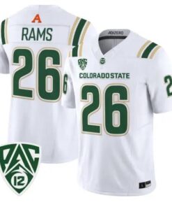 Rams Jersey #26 Colorado State Rams 2026 Vapor Limited All Stitched 6 Rams Jersey #26 Colorado State Rams 2026 Vapor Limited All Stitched by My Store NCAA Football Jerseys