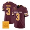 Reed Harris #3 Arizona State Sun Devils Jersey Roses & Devils Limited Stitched by My Store NCAA Football Jerseys