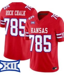 Rock Chalk Jersey #785 Kansas Jayhawks 2026 Vapor Limited Stitched by My Store NCAA Football Jerseys