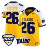 Rockets Jersey #26 Toledo Rockets 2026 Vapor Limited - All Stitched Gold Alter by My Store NCAA Football Jerseys