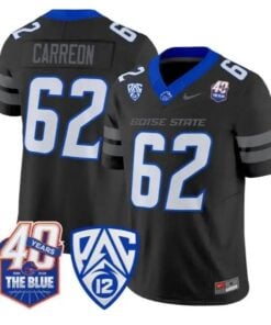 Roger Carreon Jersey #62 Boise State Broncos 2026 Limited Stitched by My Store NCAA Football Jerseys
