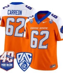 Roger Carreon Jersey #62 Boise State Broncos 2026 Limited Stitched by My Store NCAA Football Jerseys