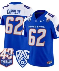 Roger Carreon Jersey #62 Boise State Broncos 2026 Limited Stitched by My Store NCAA Football Jerseys