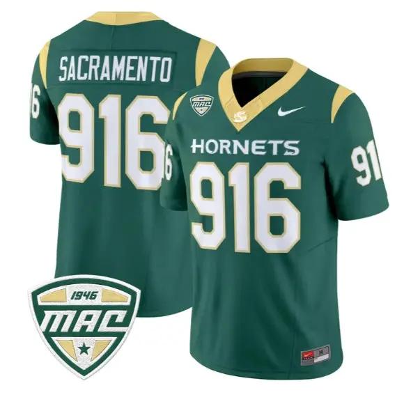 Sacramento Jersey #916 Sacramento State Hornets 2026 Vapor Stitched by My Store NCAA Football Jerseys