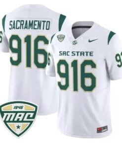 Sacramento Jersey #916 Sacramento State Hornets 2026 Vapor Stitched by My Store NCAA Football Jerseys