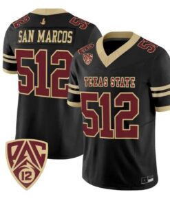 San Marcos Jersey #512 Texas State Bobcats 2026 Vapor All Stitched by My Store NCAA Football Jerseys