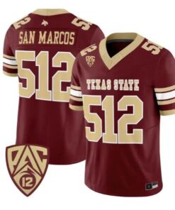 San Marcos Jersey #512 Texas State Bobcats 2026 Vapor All Stitched by My Store NCAA Football Jerseys