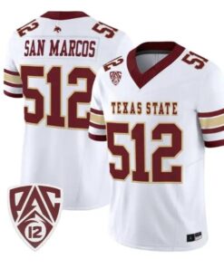 San Marcos Jersey #512 Texas State Bobcats 2026 Vapor All Stitched by My Store NCAA Football Jerseys
