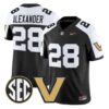 Sedrick Alexander Jersey #7 Vanderbilt Commodores 2026 Vapor Stitched by My Store NCAA Football Jerseys