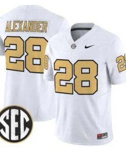 Sedrick Alexander Jersey #7 Vanderbilt Commodores 2026 Vapor Stitched by My Store NCAA Football Jerseys