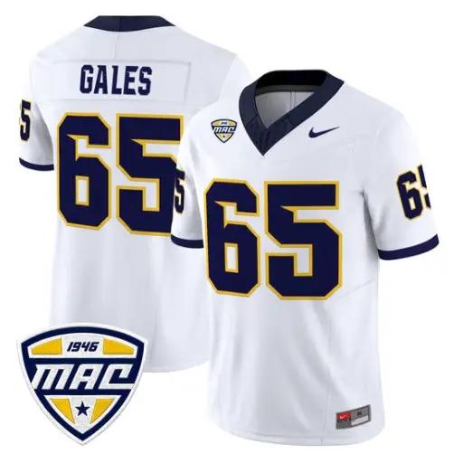 Stephen Gales Jersey #65 Toledo Rockets 2026 Vapor Limited Stitched by My Store NCAA Football Jerseys