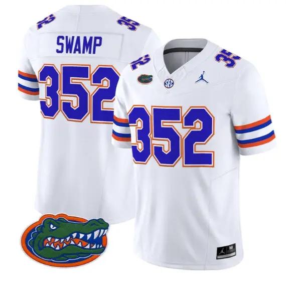 Swamp #352 Florida Gators Jersey 2026 Vapor Limited All Stitched by My Store NCAA Football Jerseys