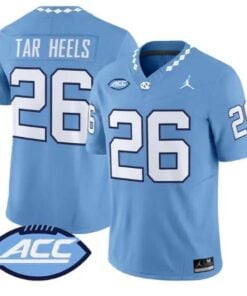 Tar Heels Jersey #26 North Carolina Tar Heels 2026 Limited Stitched by My Store NCAA Football Jerseys