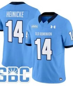 Taylor Heinicke Jersey #14 Old Dominion Monarchs 2026 Vapor Stitched by My Store NCAA Football Jerseys