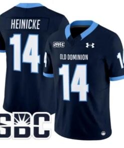 Taylor Heinicke Jersey #14 Old Dominion Monarchs 2026 Vapor Stitched by My Store NCAA Football Jerseys