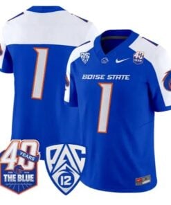 Team Jersey #1 Boise State Broncos 2026 Vapor Limited All Stitched by My Store NCAA Football Jerseys