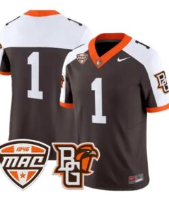 Team Jersey #1 Bowling Green Falcons Jersey 2026 Limited Stitched by My Store NCAA Football Jerseys