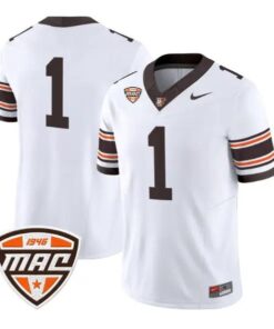 Team Jersey #1 Bowling Green Falcons Jersey 2026 Limited Stitched by My Store NCAA Football Jerseys