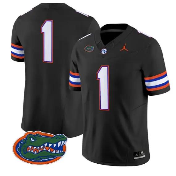 Team Jersey #1 Florida Gators Jersey 2026 Vapor Limited Stitched by My Store NCAA Football Jerseys
