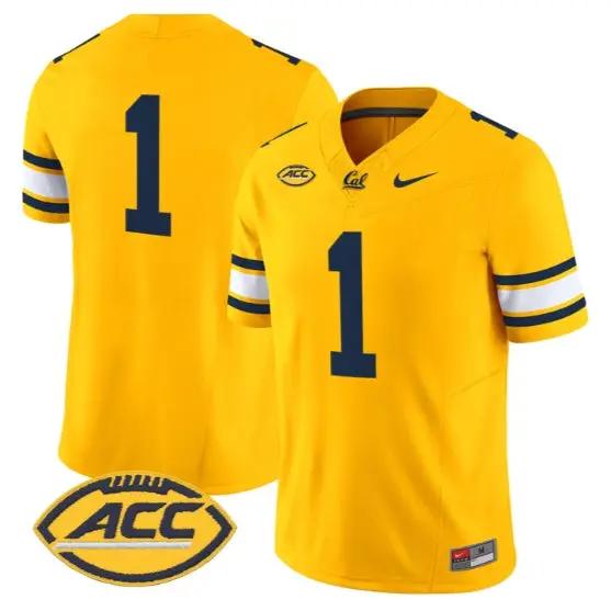 Team Jersey #1 Golden Bears Jersey 2026 Vapor Limited - All Stitched by My Store NCAA Football Jerseys