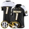 Team Jersey #1 Missouri Tigers Jersey 2026 Vapor Limited All Stitched by My Store NCAA Football Jerseys