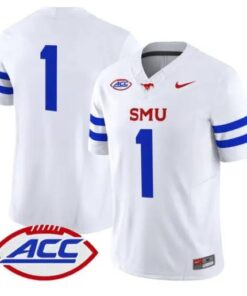 Team Jersey #1 SMU Mustangs 2026 Vapor Limited All Stitched by My Store NCAA Football Jerseys