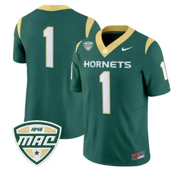 Team Jersey #1 Sacramento State Hornets 2026 Vapor Limited Stitched by My Store NCAA Football Jerseys
