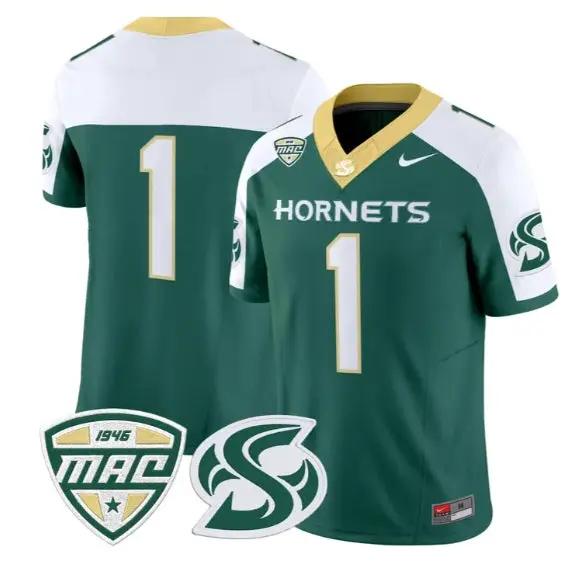 Team Jersey #1 Sacramento State Hornets 2026 Vapor Limited Stitched by My Store NCAA Football Jerseys