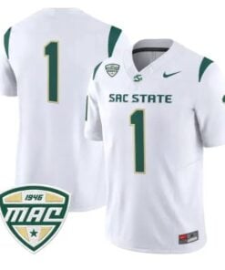 Team Jersey #1 Sacramento State Hornets 2026 Vapor Limited Stitched by My Store NCAA Football Jerseys