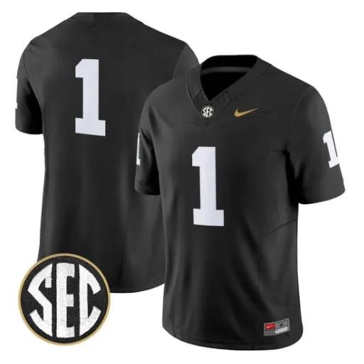 Team Jersey #1 Vanderbilt Commodores 2026 Vapor V2 Limited Stitched by My Store NCAA Football Jerseys