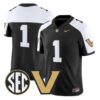 Team Jersey #1 Vanderbilt Commodores 2026 Vapor V2 Limited Stitched by My Store NCAA Football Jerseys