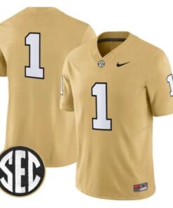 Team Jersey #1 Vanderbilt Commodores 2026 Vapor V2 Limited Stitched by My Store NCAA Football Jerseys