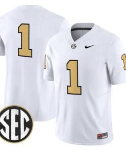 Team Jersey #1 Vanderbilt Commodores 2026 Vapor V2 Limited Stitched by My Store NCAA Football Jerseys