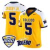 Terrell Crosby Jr. Jersey #5 Toledo Rockets 2026 Vapor Limited Stitched by My Store NCAA Football Jerseys