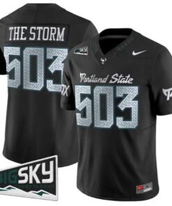 The Storm Jersey #503 Portland State Vikings 2026 Limited All Stitched by My Store NCAA Football Jerseys