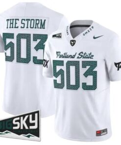 The Storm Jersey #503 Portland State Vikings 2026 Limited All Stitched by My Store NCAA Football Jerseys