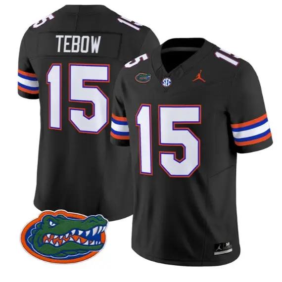 Tim Tebow #15 Florida Gators Jersey 2026 Vapor Limited Stitched by My Store NCAA Football Jerseys