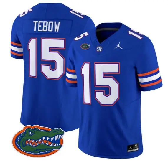 Tim Tebow #15 Florida Gators Jersey 2026 Vapor Limited Stitched by My Store NCAA Football Jerseys